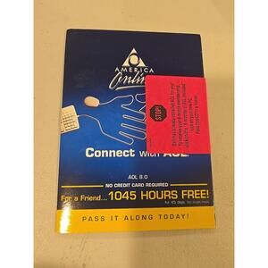 America Online AOL 8.0 1045 Hours Free CD Internet Software
